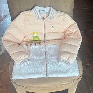Fila Kids Peach and White Jacket size 3-5